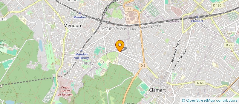 localisation de l'entreprise MULTIMAT à CLAMART