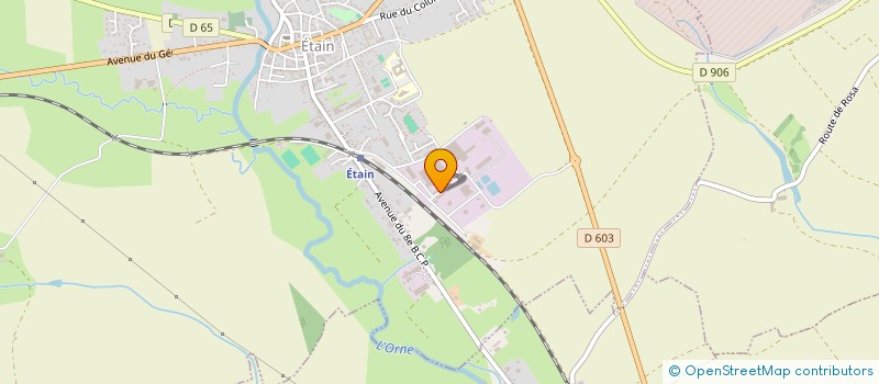 localisation de l'entreprise MULTIMAT'ETAIN à ETAIN