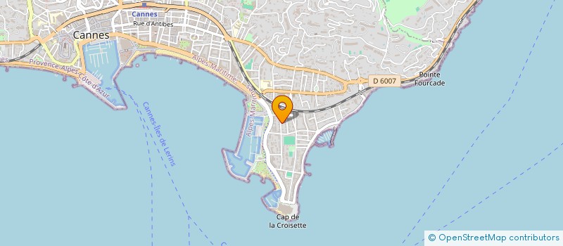 localisation de l'entreprise MULTIMEDIA AUDIO VISUEL EDUCATI MUSICALE à CANNES