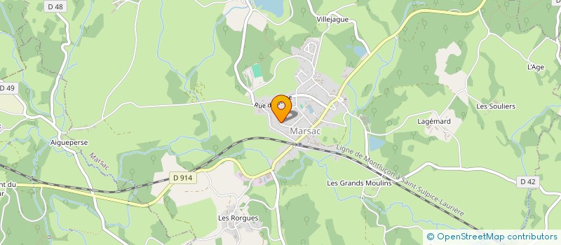 localisation de l'entreprise MULTIMEDIA DISCOUNT  MARSAC