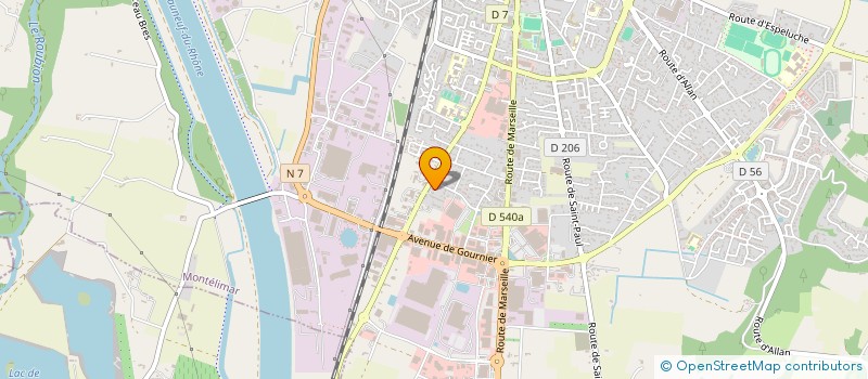 localisation de l'entreprise MULTIMEDIA DU LEVANT à MONTELIMAR