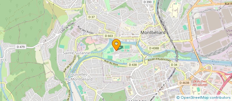 localisation de l'entreprise MULTIMEDIA INTERACTIVE à MONTBELIARD