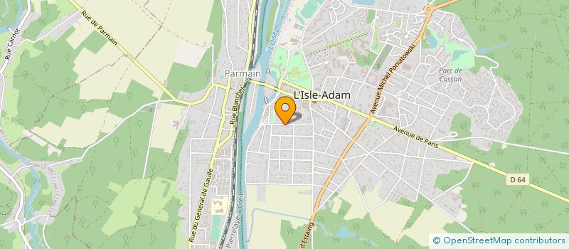 localisation de l'entreprise MULTIMEDIA PASS à ISLE ADAM