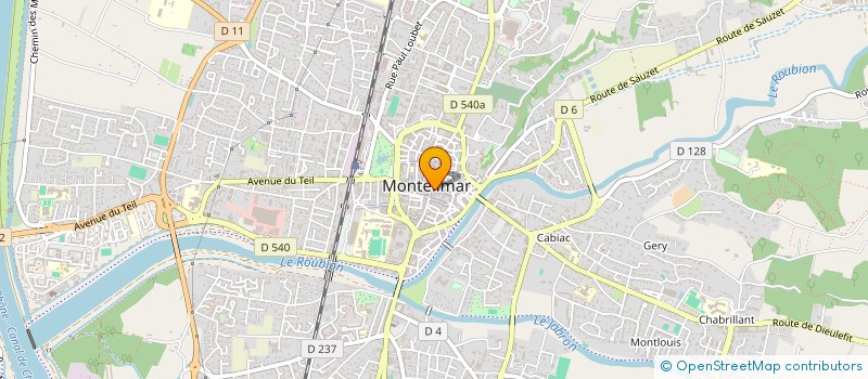 localisation de l'entreprise MULTIMEDIA SERVICES à MONTELIMAR