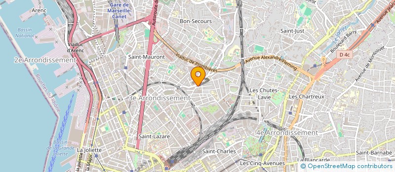 localisation de l'entreprise MULTIMEDIA SERVICES  MARSEILLE