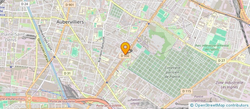 localisation de l'entreprise MULTIMEDIA TELECOM DEVELOPPEMENT à AUBERVILLIERS