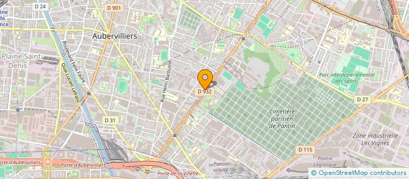 localisation de l'entreprise MULTIMEDIA TELECOM WORLDWIDE à AUBERVILLIERS