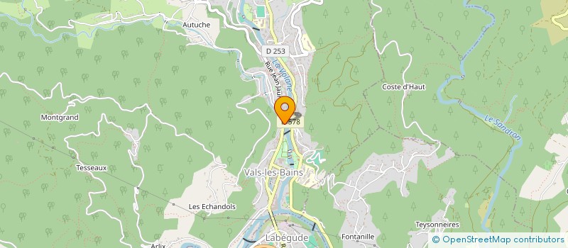 localisation de l'entreprise MULTIMEDIACOM à VALS-LES-BAINS