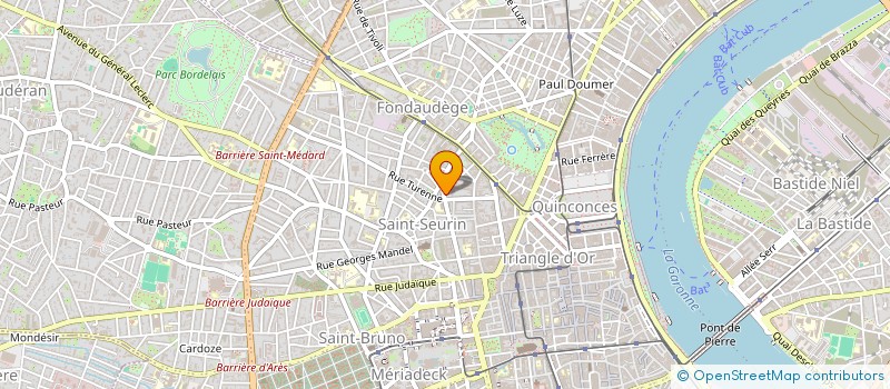 localisation de l'entreprise MULTIMETIERS HABITATION à BORDEAUX