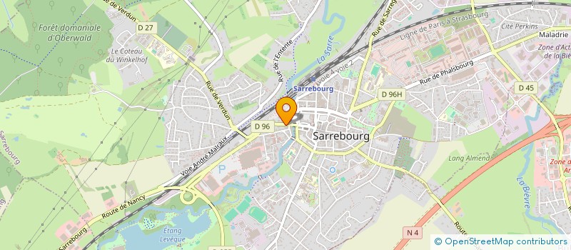 localisation de l'entreprise MULTIMEUBLES  SARREBOURG
