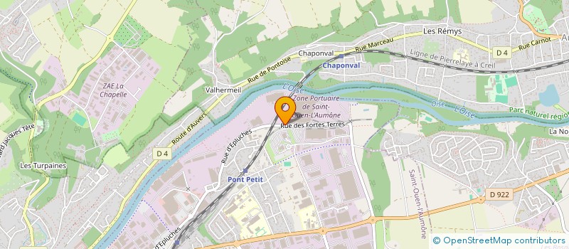 localisation de l'entreprise MULTIMODAL  SAINT-OUEN-L'AUMONE