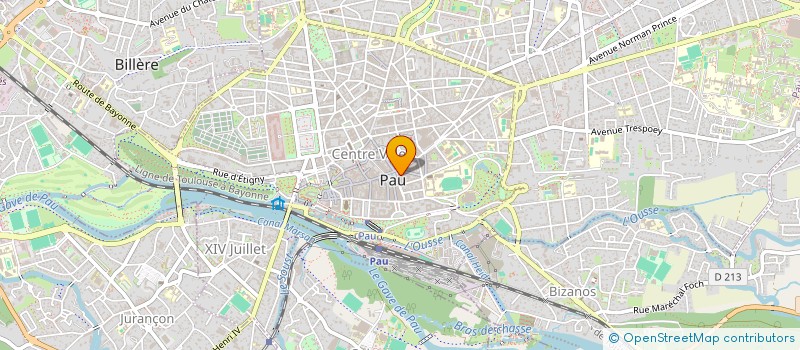 localisation de l'entreprise MULTIMODAL LA CHAINE TRANSPORTS à PAU