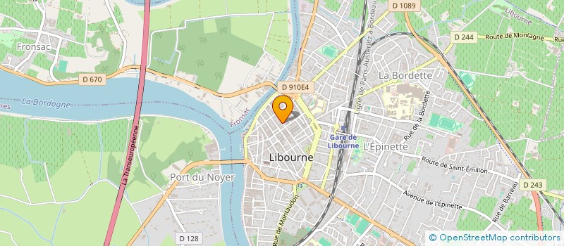 localisation de l'entreprise MULTIMOTO SERVITEC à LIBOURNE