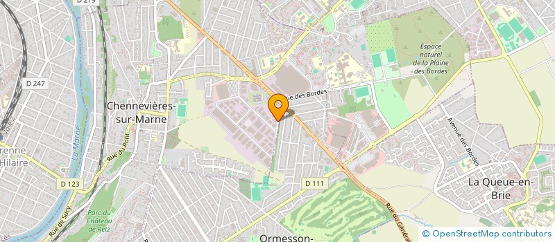 localisation de l'entreprise MULTIMOULES SARL à CHENNEVIERES-SUR-MARNE