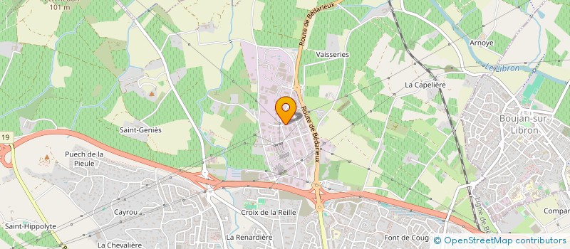localisation de l'entreprise MULTINERGIE à BEZIERS
