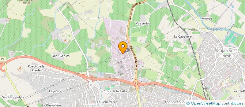 localisation de l'entreprise MULTINERGIE-DEVELOPPEMENT  BEZIERS