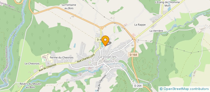 localisation de l'entreprise MULTIPAC  LA VOGE-LES-BAINS