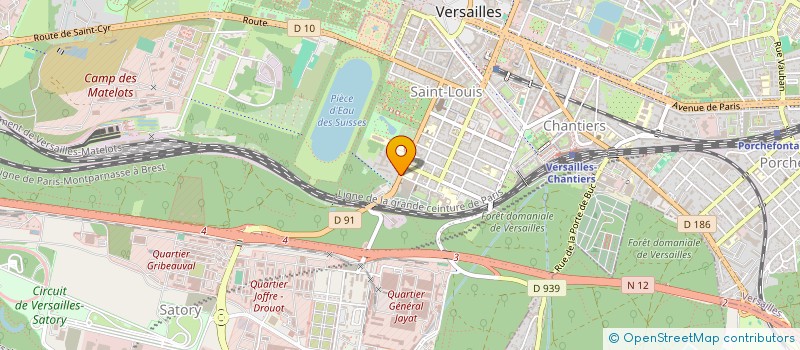 localisation de l'entreprise MULTIPLAST à VERSAILLES