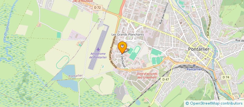 localisation de l'entreprise MULTIPLIANT AUTO ENTREPRISE à PONTARLIER