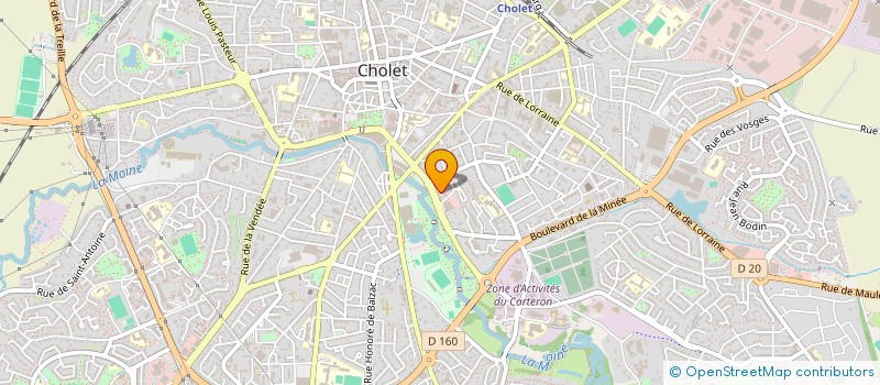 localisation de l'entreprise MULTIPOLE ANGERS à CHOLET