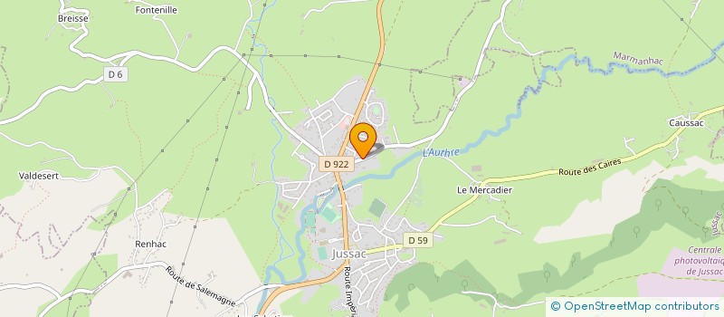 localisation de l'entreprise MULTIPORTS à JUSSAC