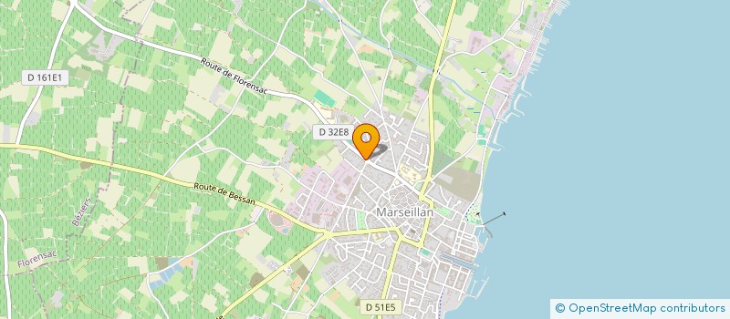 localisation de l'entreprise MULTIPOSE LITTORAL à MARSEILLAN