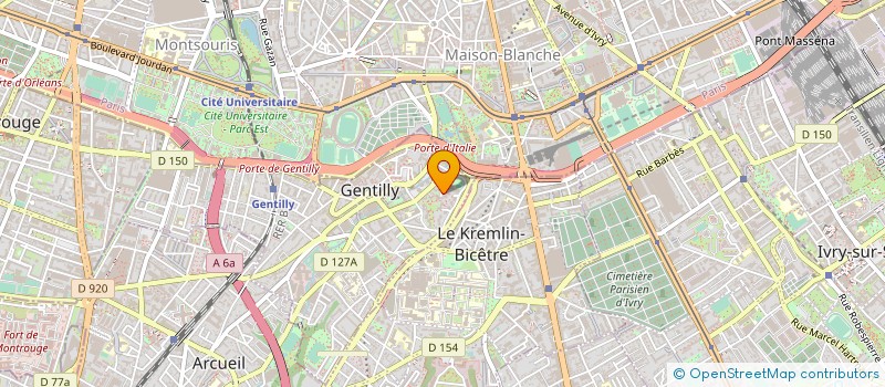 localisation de l'entreprise MULTIPOSES SERVICES  GENTILLY