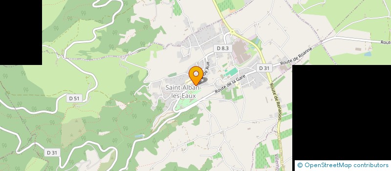 localisation de l'entreprise MULTIPRO  SAINT-ALBAN-LES-EAUX