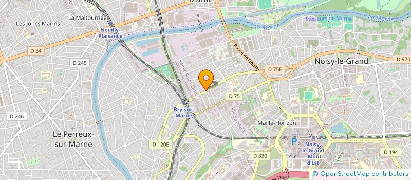 localisation de l'entreprise MULTIPRO GESTION à NOISY-LE-GRAND