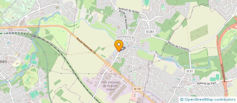 localisation de l'entreprise MULTIPRO NET  SANTENY