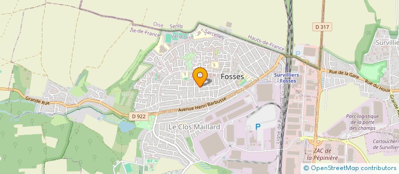 localisation de l'entreprise MULTIPRO SOLUTION  FOSSES