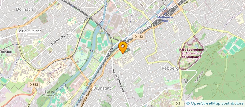 localisation de l'entreprise MULTIPSY  MULHOUSE