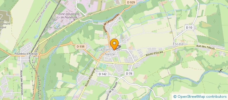 localisation de l'entreprise MULTIRENOV 65  LA BARTHE-DE-NESTE