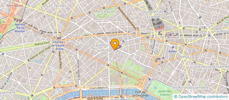 localisation de l'entreprise MULTIRESIDENCE DE L'ELYSEE  PARIS