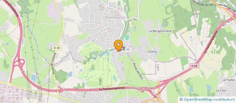 localisation de l'entreprise MULTIS  LA TOUR-DE-SALVAGNY