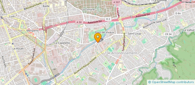 localisation de l'entreprise MULTISAT à MARSEILLE 10EME