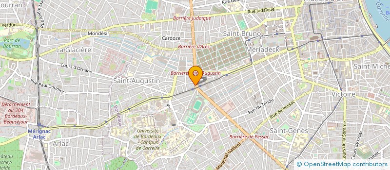 localisation de l'entreprise MULTISCORE à BORDEAUX