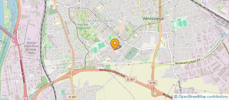 localisation de l'entreprise MULTISER  VENISSIEUX