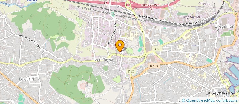 localisation de l'entreprise MULTISERV  LA SEYNE-SUR-MER