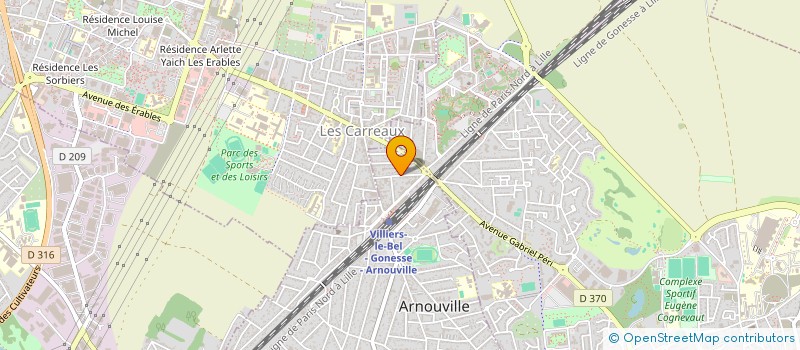 localisation de l'entreprise MULTISERV SOLUTIONS à ARNOUVILLE