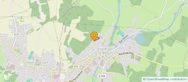 localisation de l'entreprise MULTISERV08  VRIGNE AUX BOIS