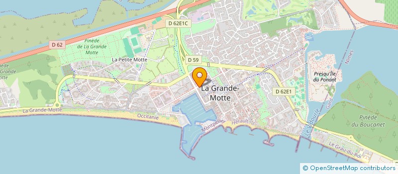 localisation de l'entreprise MULTISERV34  LA GRANDE-MOTTE