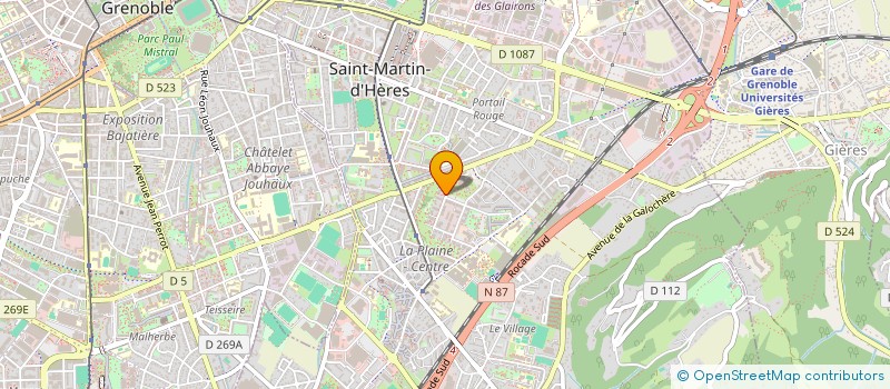 localisation de l'entreprise MULTISERVICE à SAINT-MARTIN-D'HERES