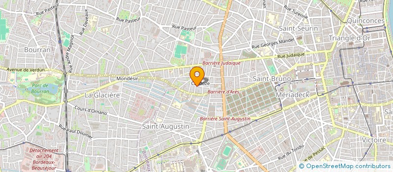 localisation de l'entreprise MULTISERVICE ELITE CHAUFFEUR  BORDEAUX