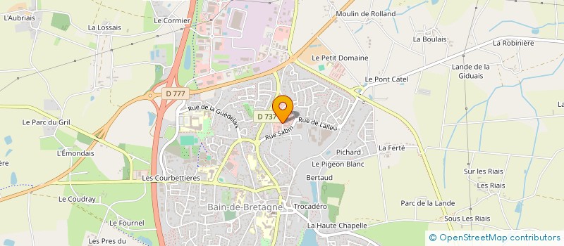 localisation de l'entreprise MULTISERVICES 24-24  BAIN-DE-BRETAGNE