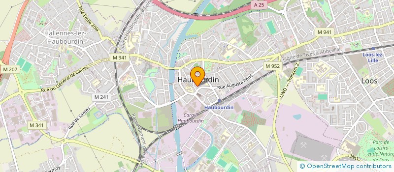 localisation de l'entreprise MULTISERVICES 59/62 à HAUBOURDIN