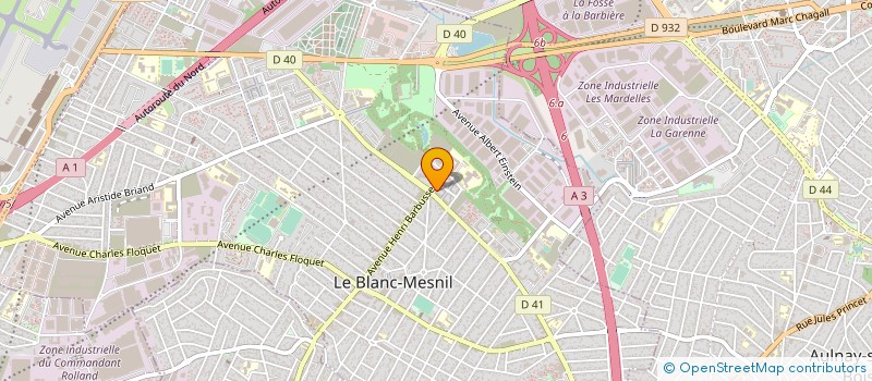 localisation de l'entreprise MULTISERVICES à LE BLANC-MESNIL