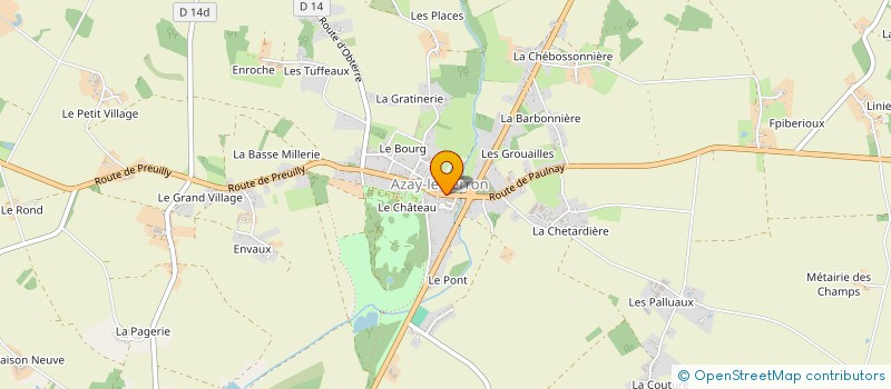 localisation de l'entreprise MULTISERVICES à AZAY-LE-FERRON