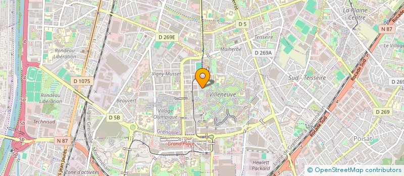 localisation de l'entreprise MULTISERVICES A DOM  GRENOBLE