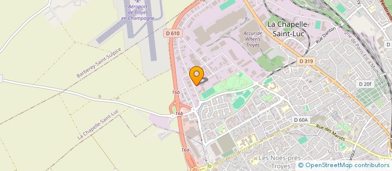 localisation de l'entreprise MULTISERVICES ADMR DE L'AUBE à LA CHAPELLE-SAINT-LUC